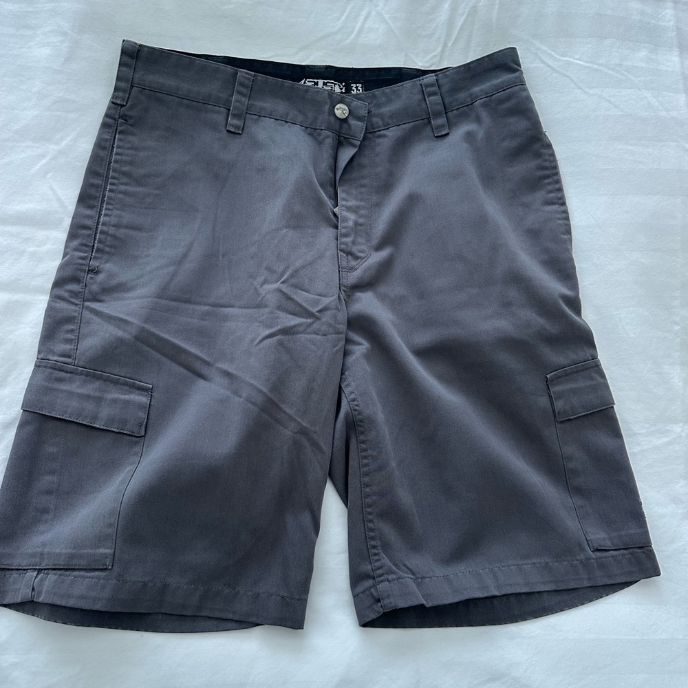 Rusty Men's Charcoal Cargo Shorts